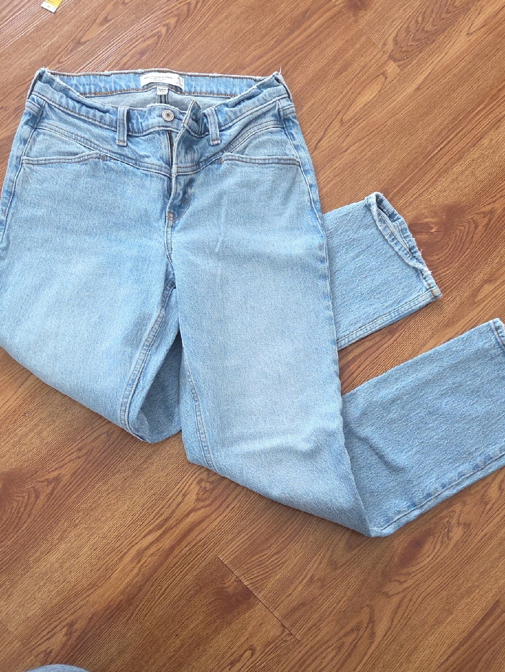 Abercrombie & Fitch Light Blue Straight Leg Jeans
